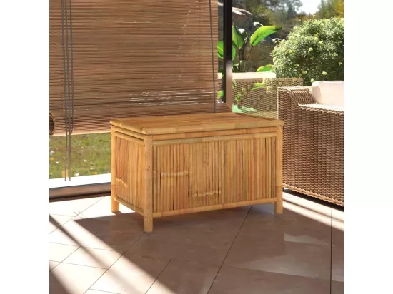 Prolenta Premium - Boîte de rangement de jardin 90x52x55 cm Bambou