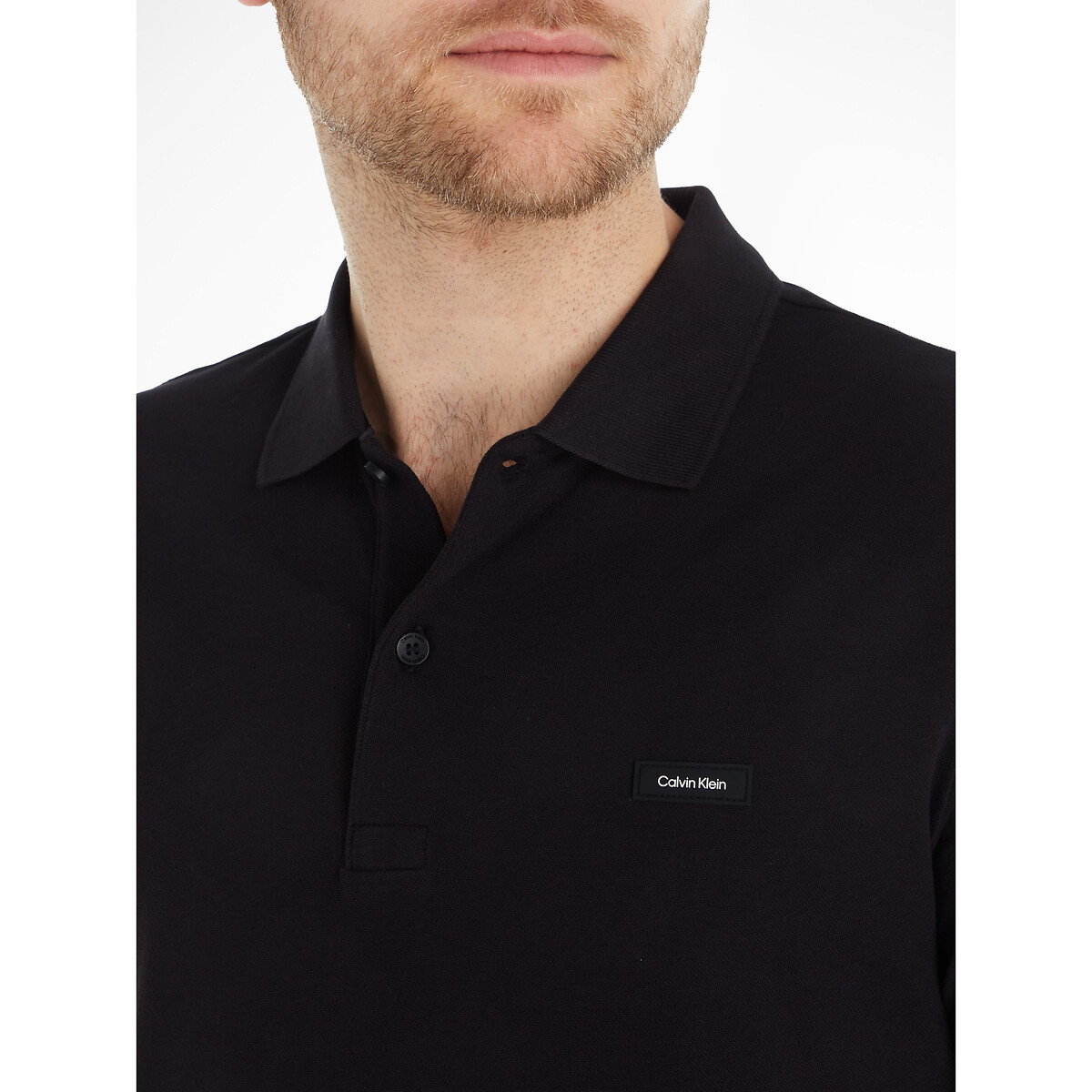 CALVIN KLEIN<br>Camisa polo slim piqué