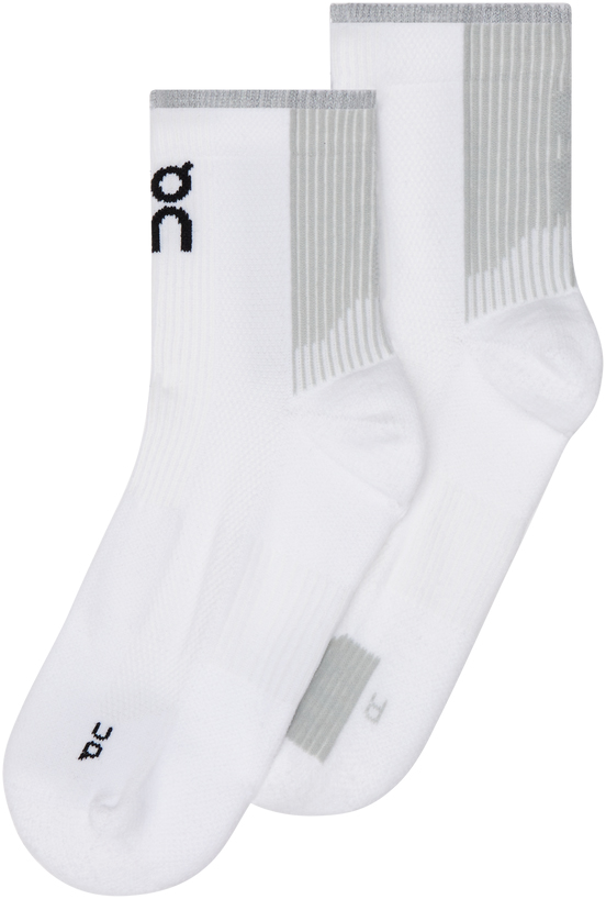 Performance Run Sock Mid Unisex White/Glacier