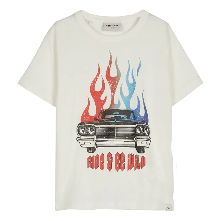 Finger in the nose T-shirt Jason Flame | Blanc