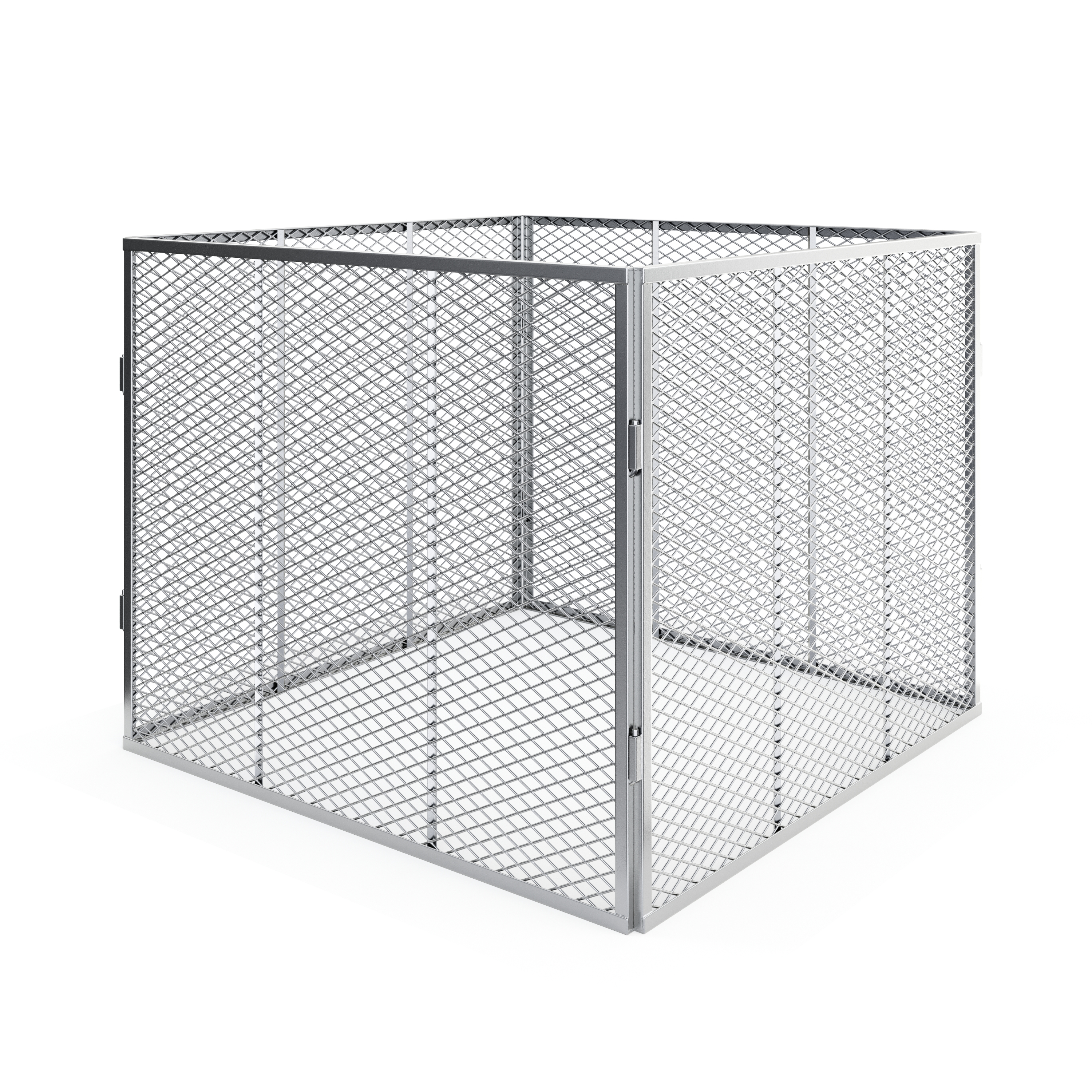 Komposter Metall 800L 100 x 100 x 80 cm