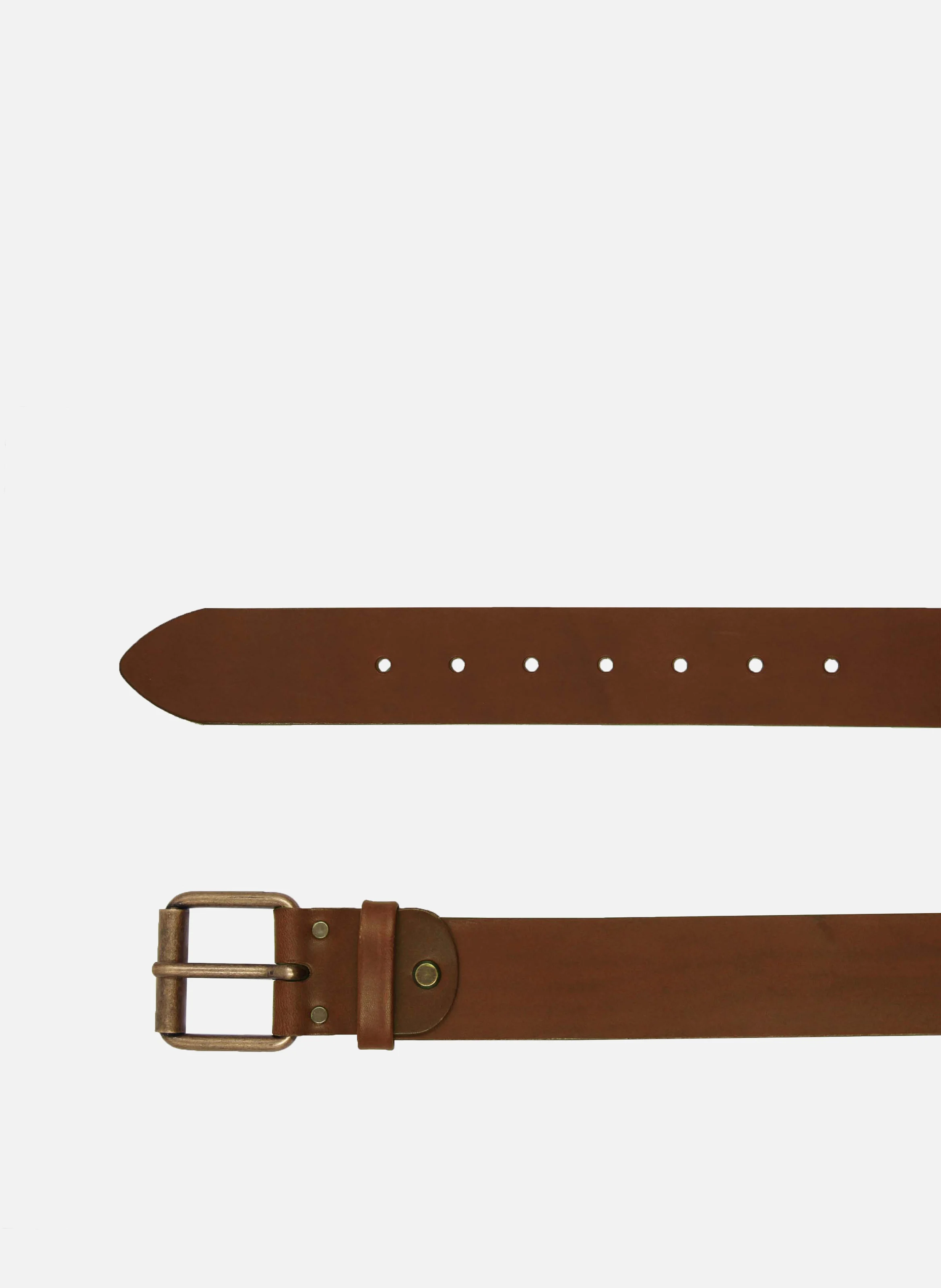 Ceinture week-end cuir lisse | Marron