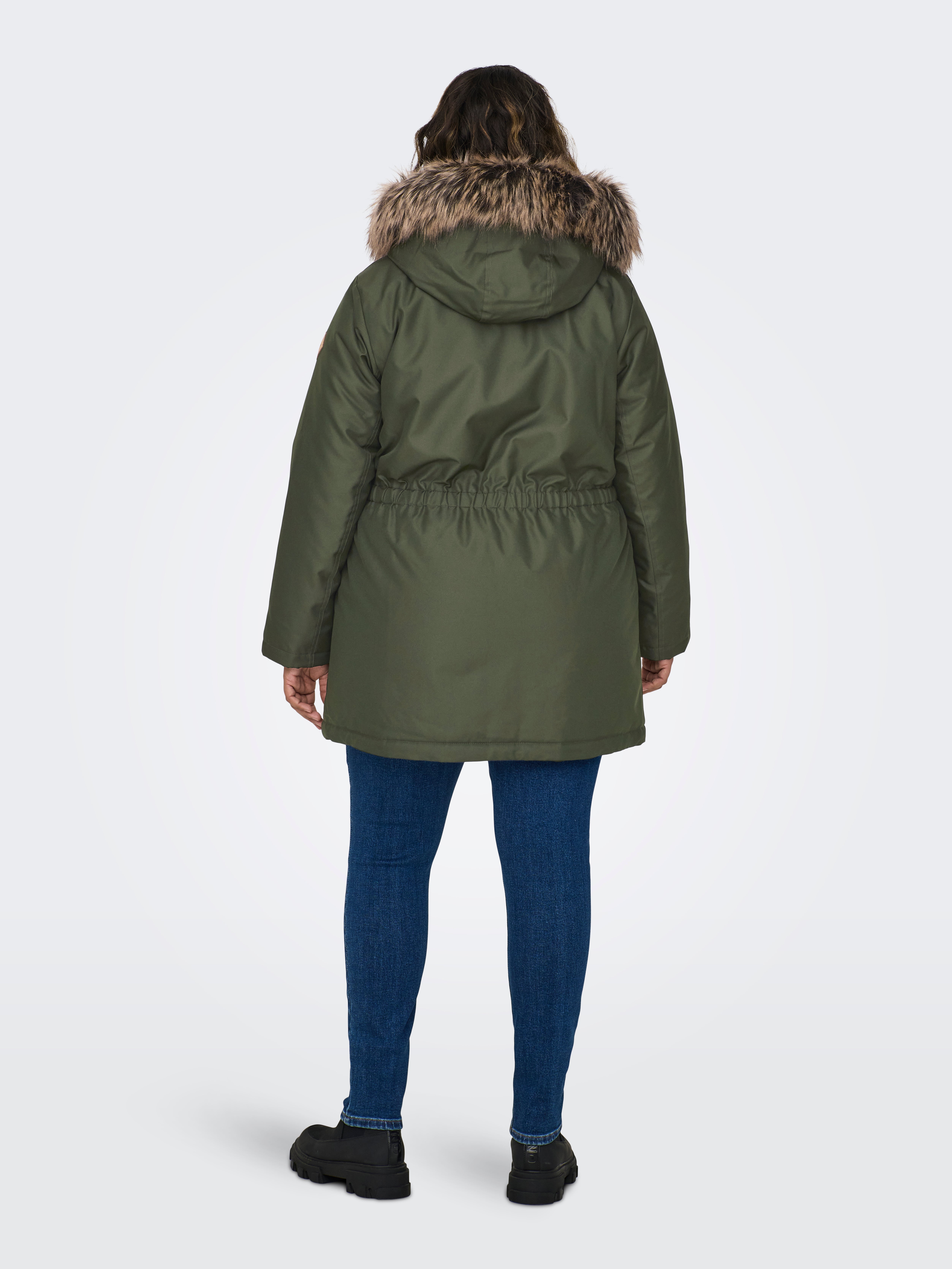 CARIRENA Langer Parka Rosin