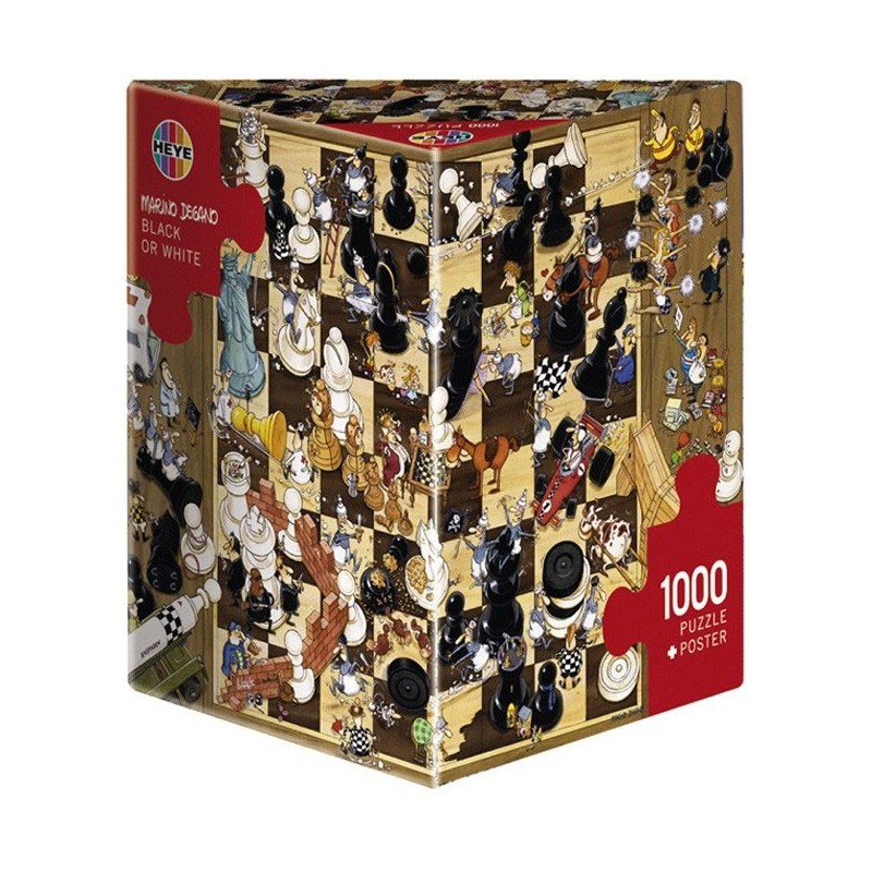 Puzzle 1000 pièces - Degano - Noir ou Blanc