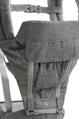 Beemoo CARE Carry Comfort 4-in-1 Bæresele & Hoftebærer, Grey