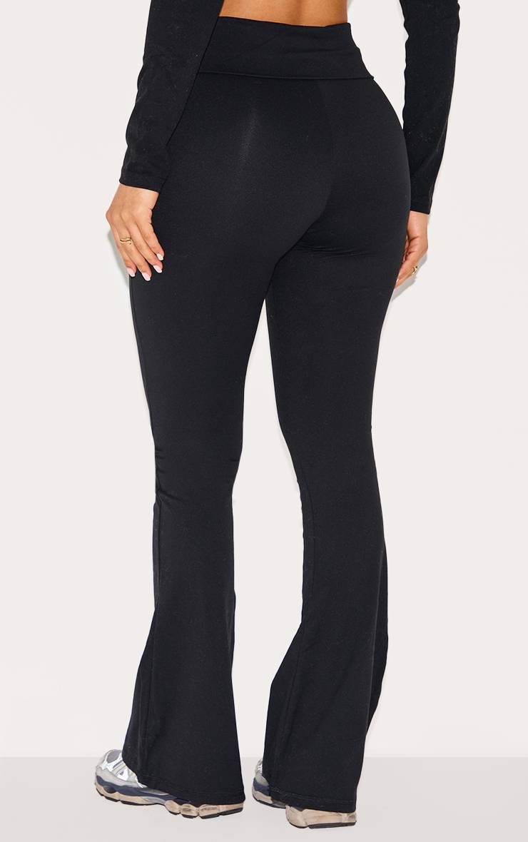 Noir Pantalon Taille Basse Sculptant Petite Taille