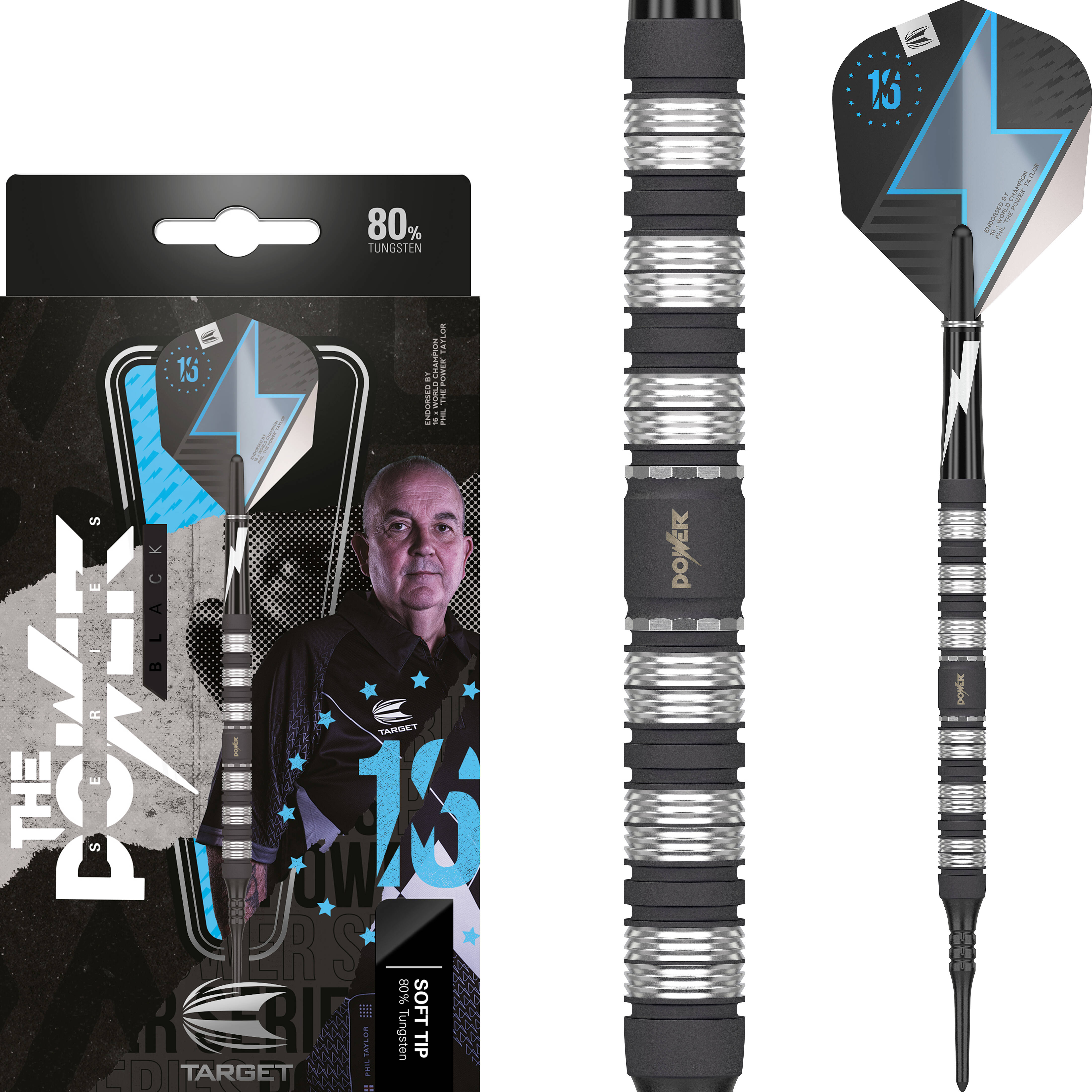 Target - The Power Series Black - Softdart