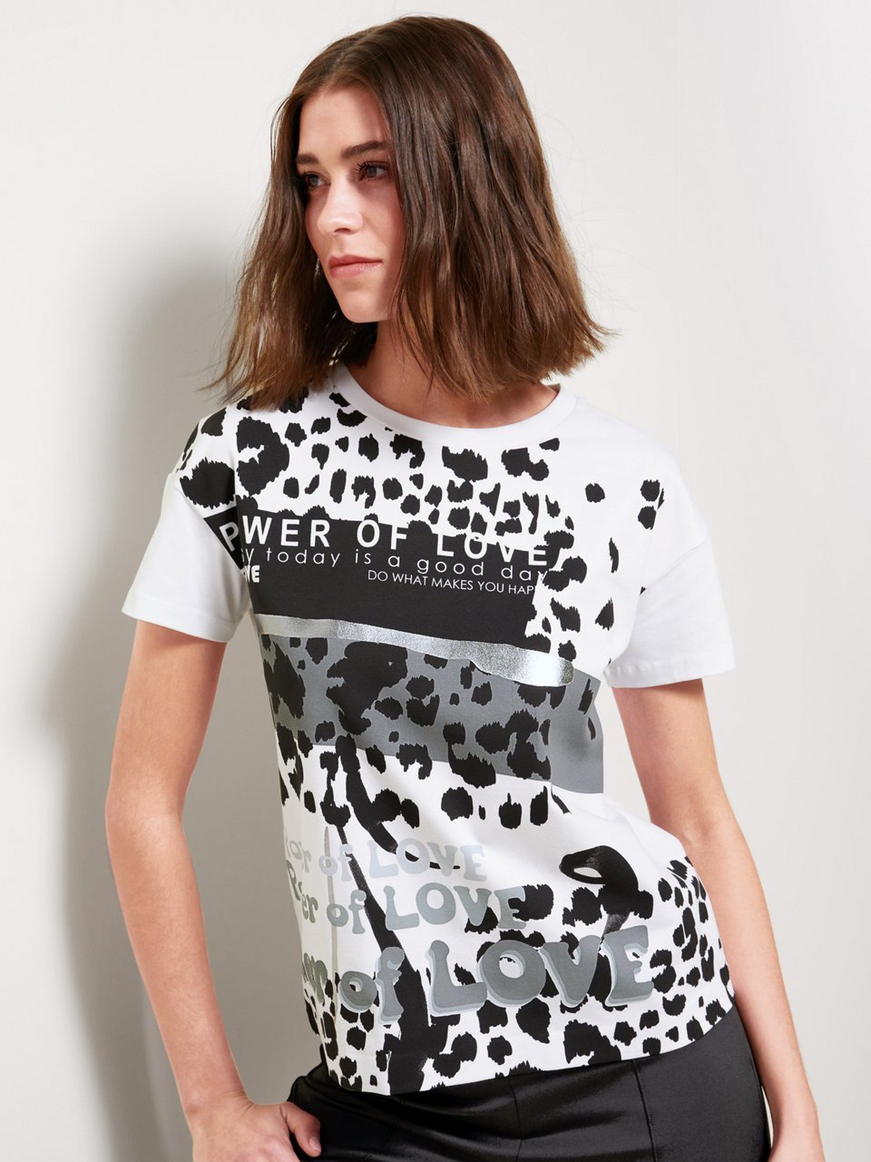 Rundhals-Shirt