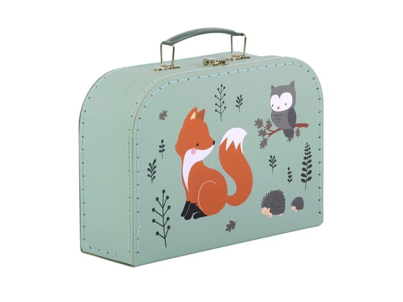 A Little Lovely Company Spielzeugkoffer Forest Friends 2er Kofferset zum Aufbewahren von Spielzeug