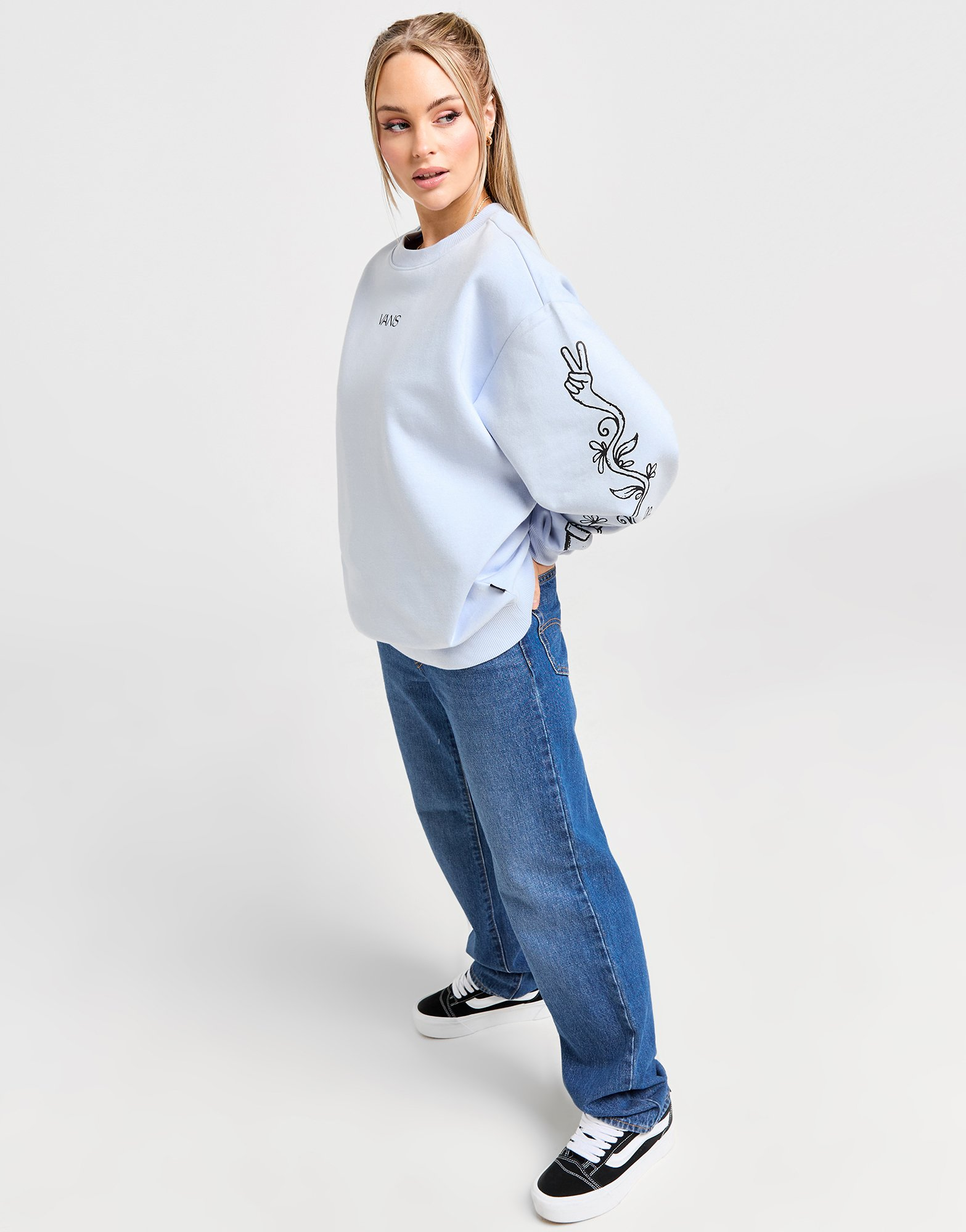 Vans Sweat Logo Peace Femme
