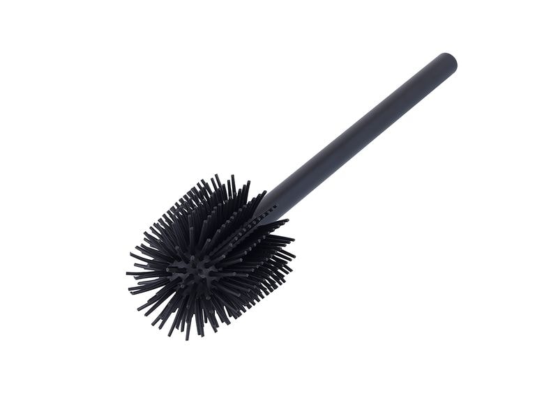 COCON Toilettenbürste mit Gummikopf Schwarz WC-Bürste in zeitlosem Design