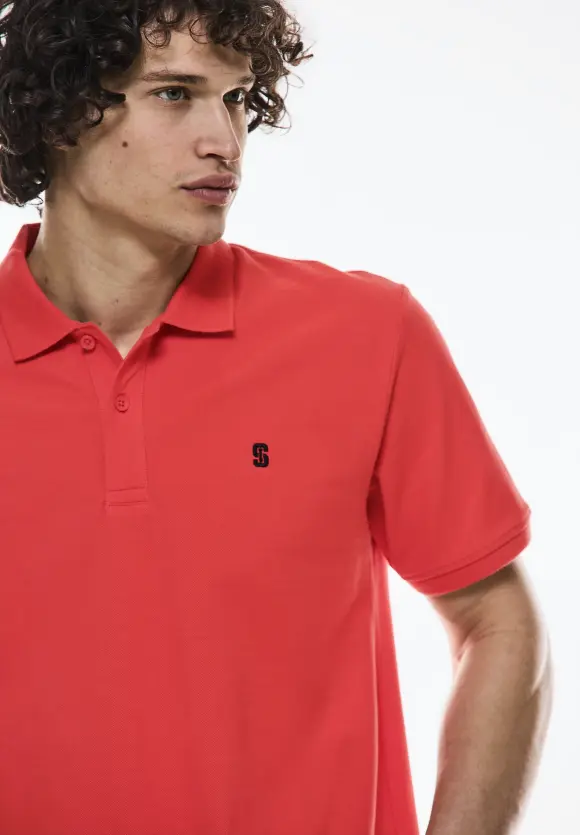 Piquée Poloshirt - pure orange