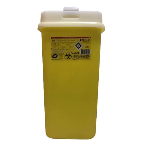 Collecteur boîte à aiguilles DASRI 6,5L Pacto+ NF X Stil Eco