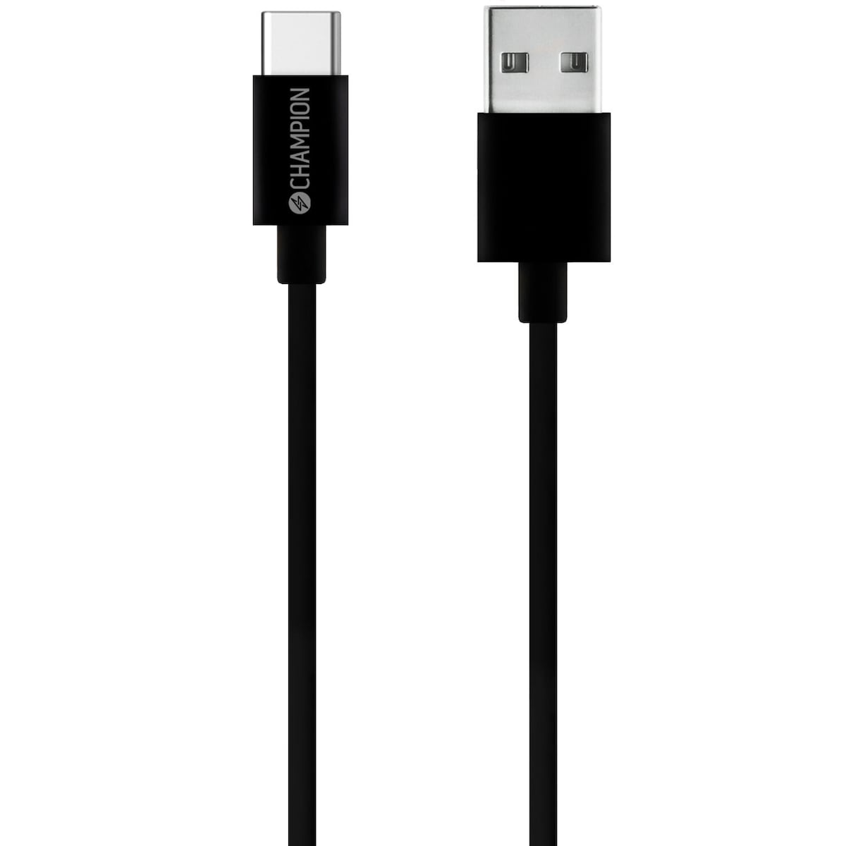 Champion USB-A til USB-C-kabel 1m Sort