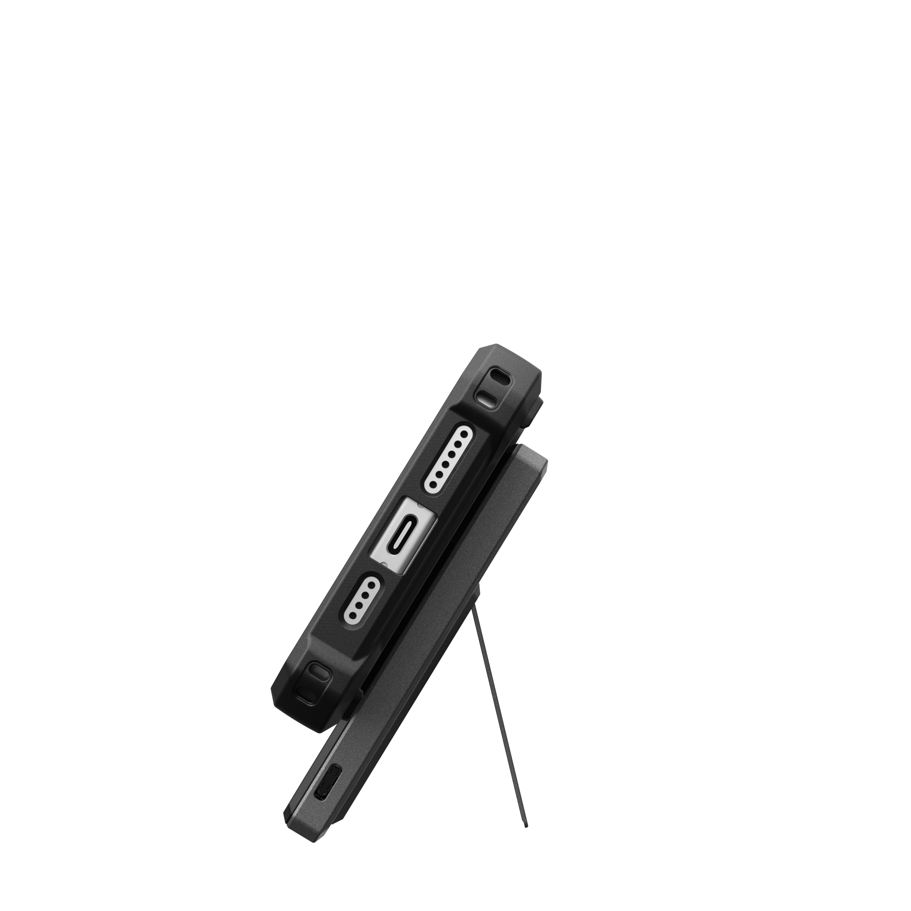 (20W) 5000mAh Slim MagSafe Powerbank USB C Ladegerät mit Kickstand   Ladekabel (9B4417114030) - Titan / Schwarz