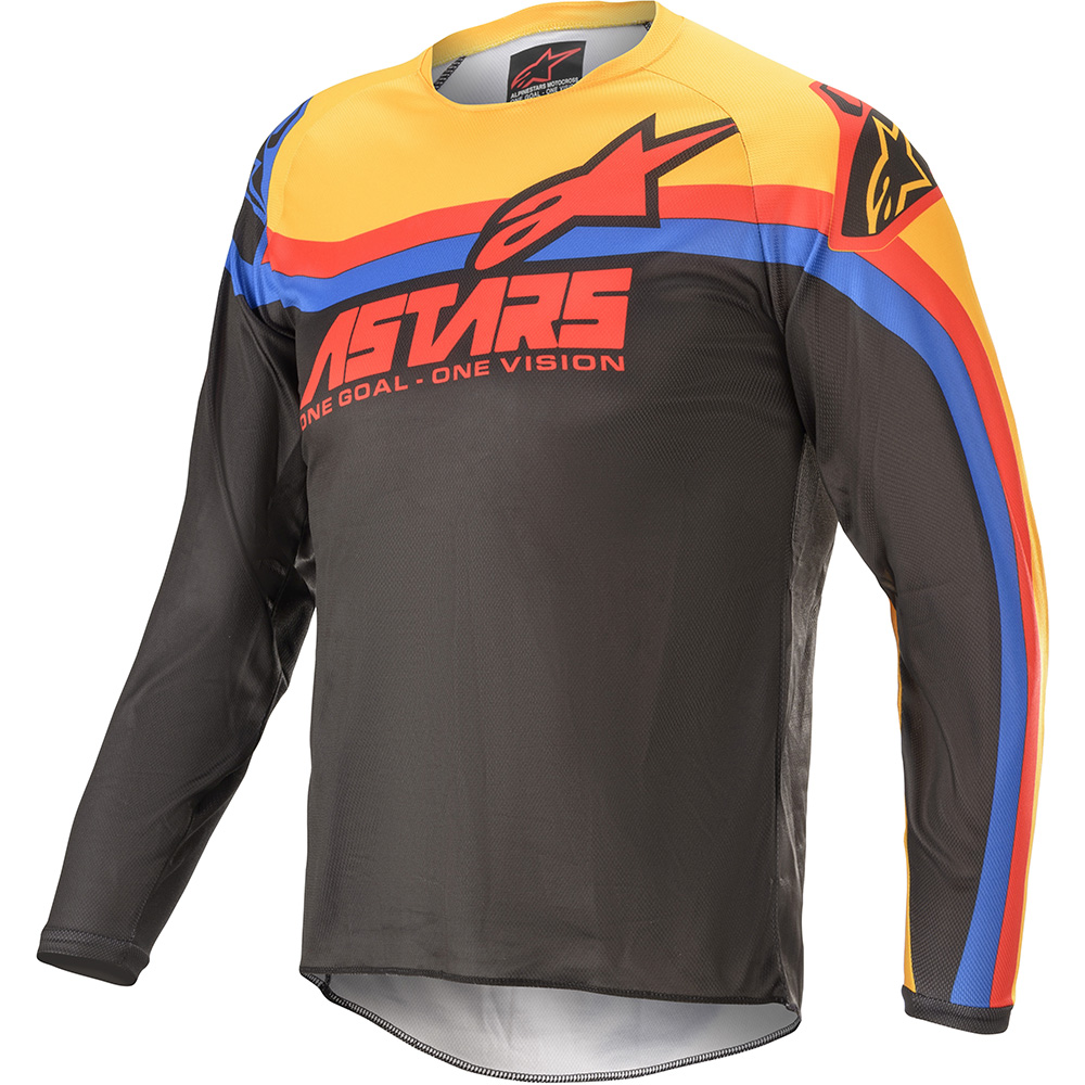 Alpinestars - Maillot Enfant Youth Racer Venom - 2021 Noir / Rouge / Orange