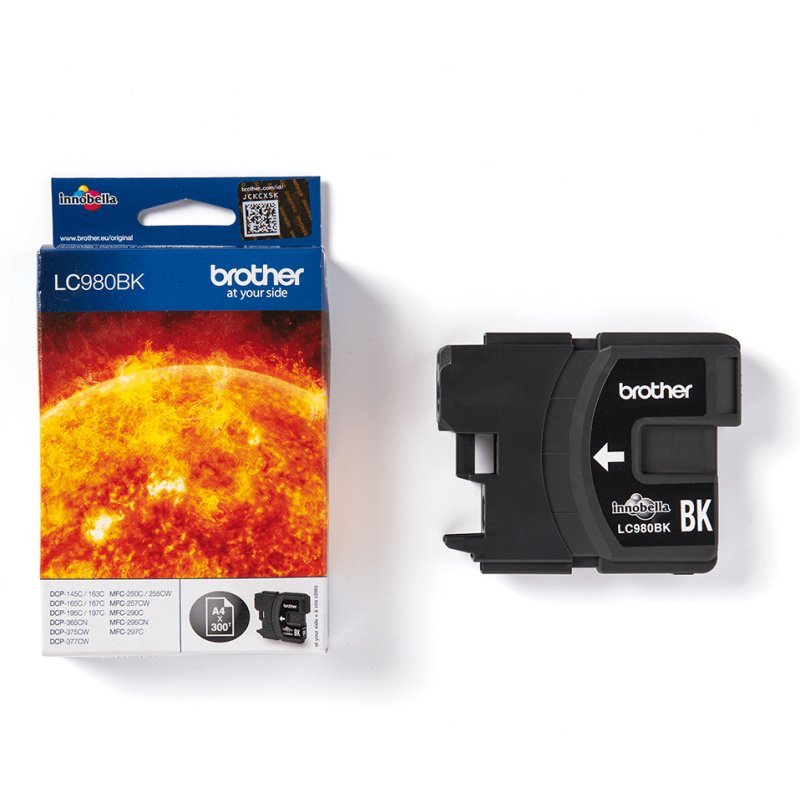 Brother LC980BK - Cartouche d'encre originale – Noir