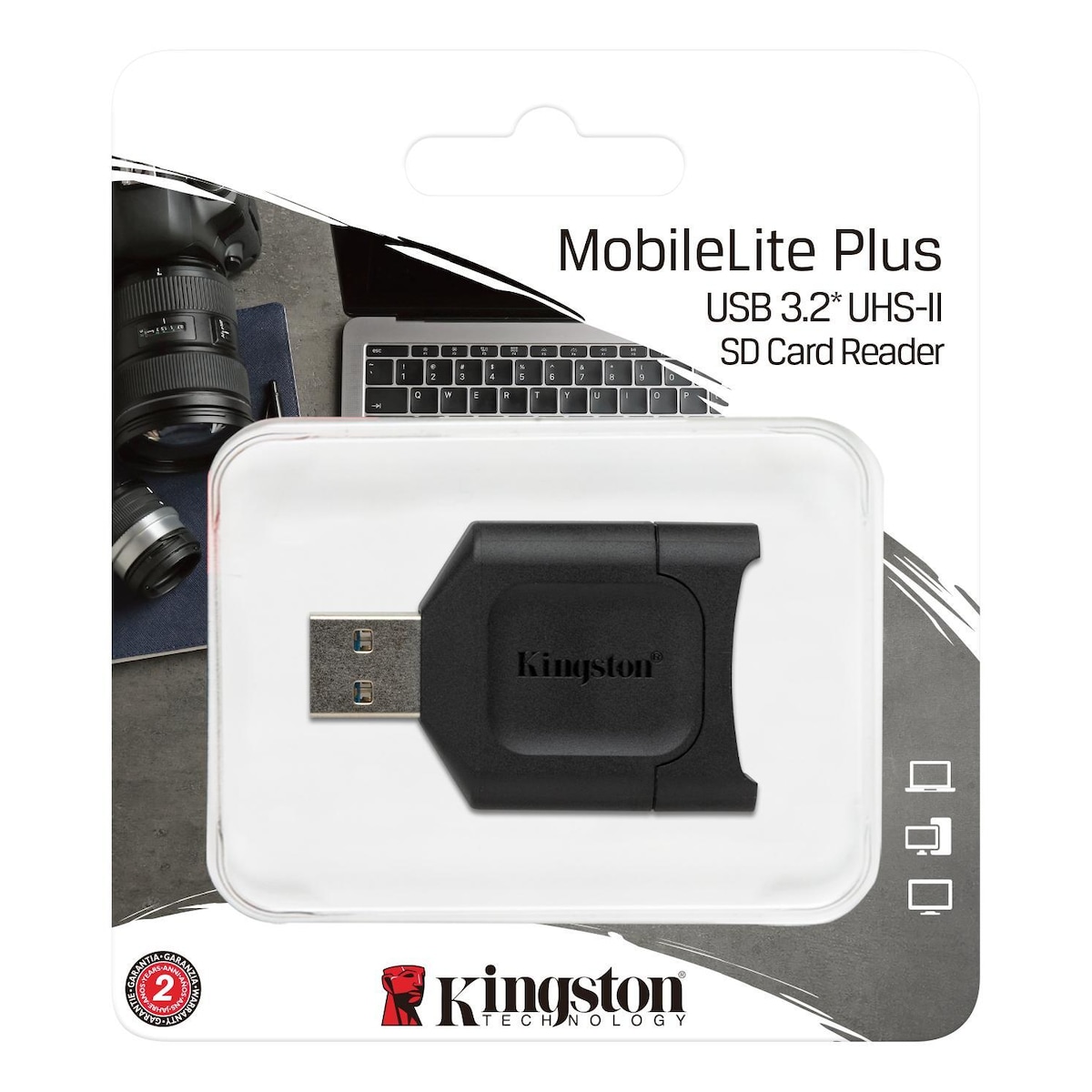 Kingston MobileLite Plus USB 3.1 SDHC / SDXC UHS-II kortleser