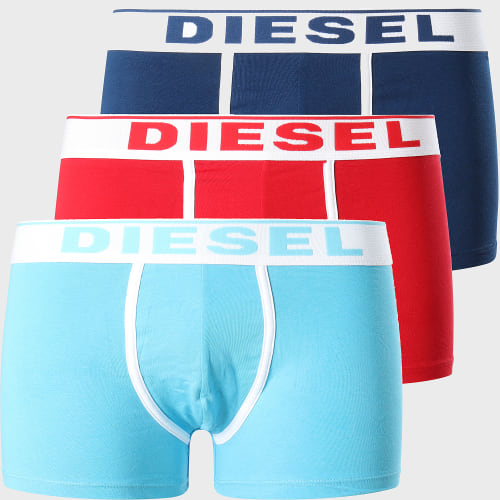 Lot De 3 Boxers Damien 00ST3V-0JKKC Blanc Bleu Marine Rouge Bleu Clair