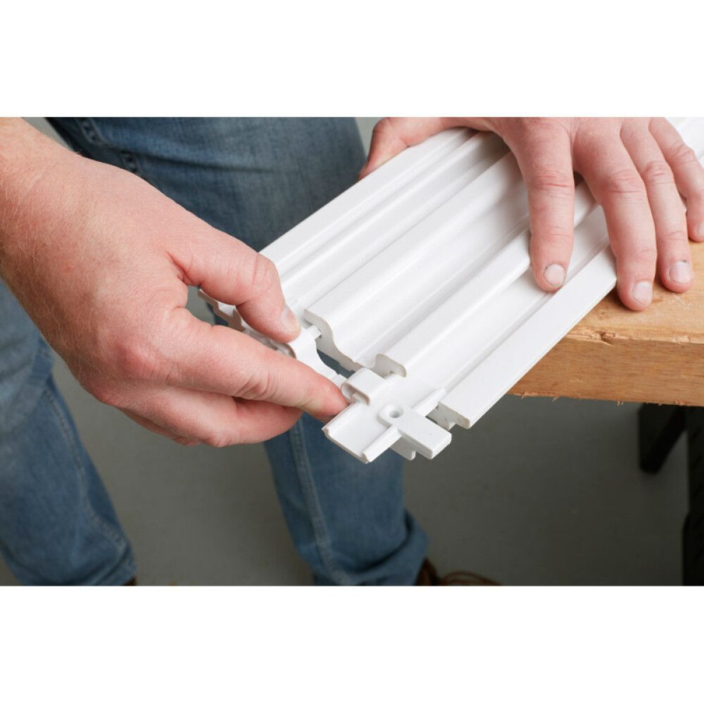 KOBLINGER TIL VEGGSKINNE STANLEY TRACK WALL SYSTEM 4-PACK