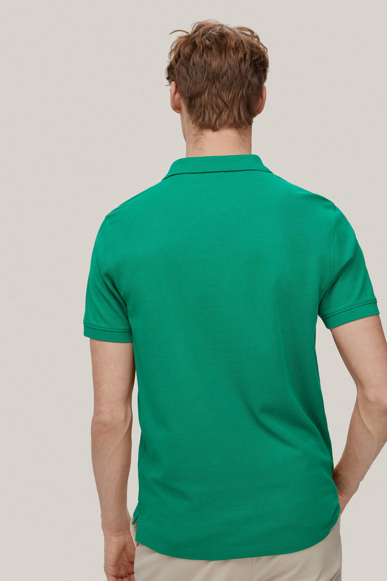 Camisa polo com logotipo - Verde