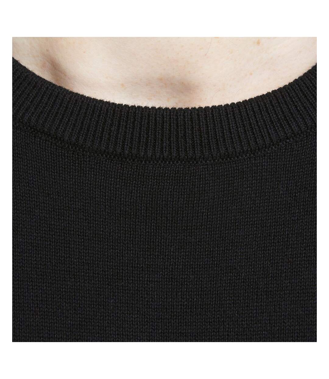 Pull Noir Homme Jack & Jones Basic Knit