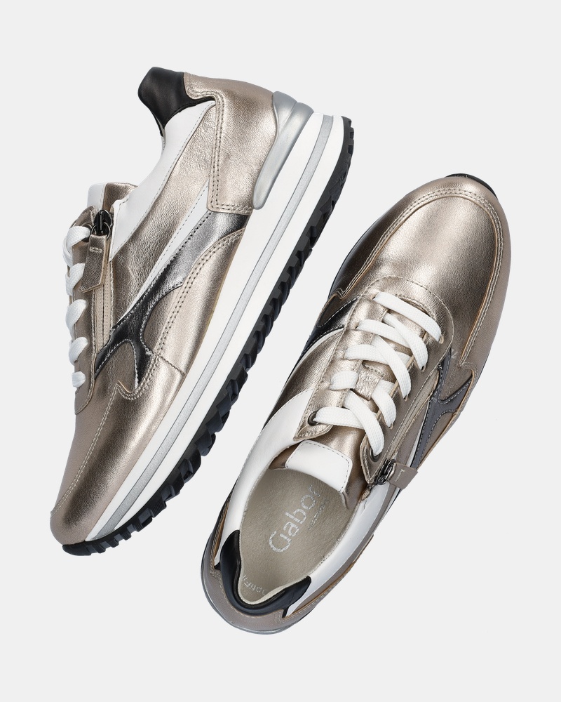 Gabor Lage sneakers  - goud