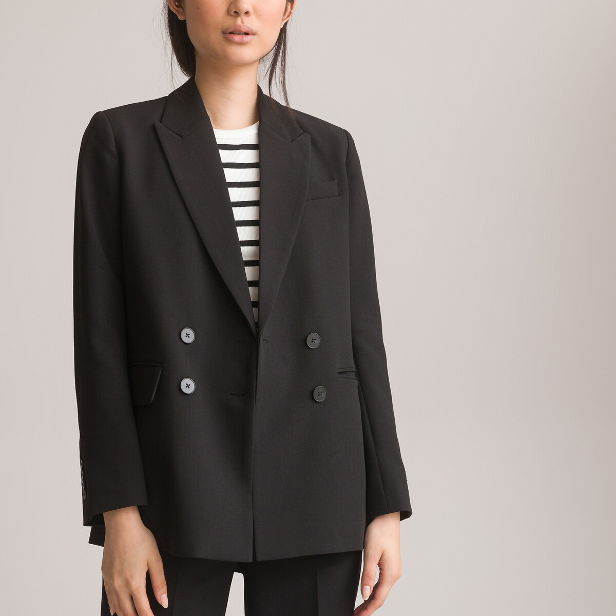 COLEÇÕES LA REDOUTE<br>Blazer de corte amplo