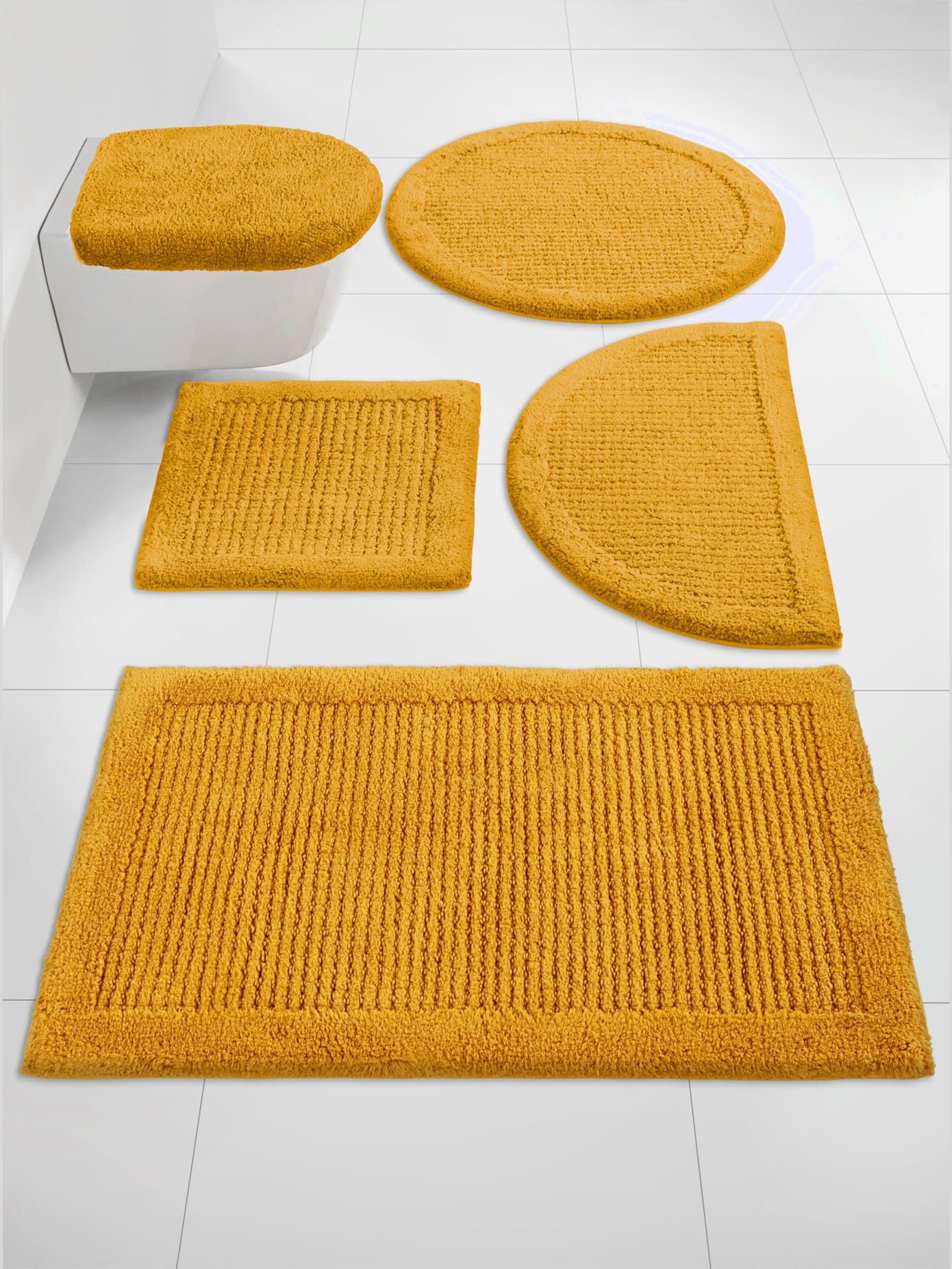 Tapis de bain en coton recyclé