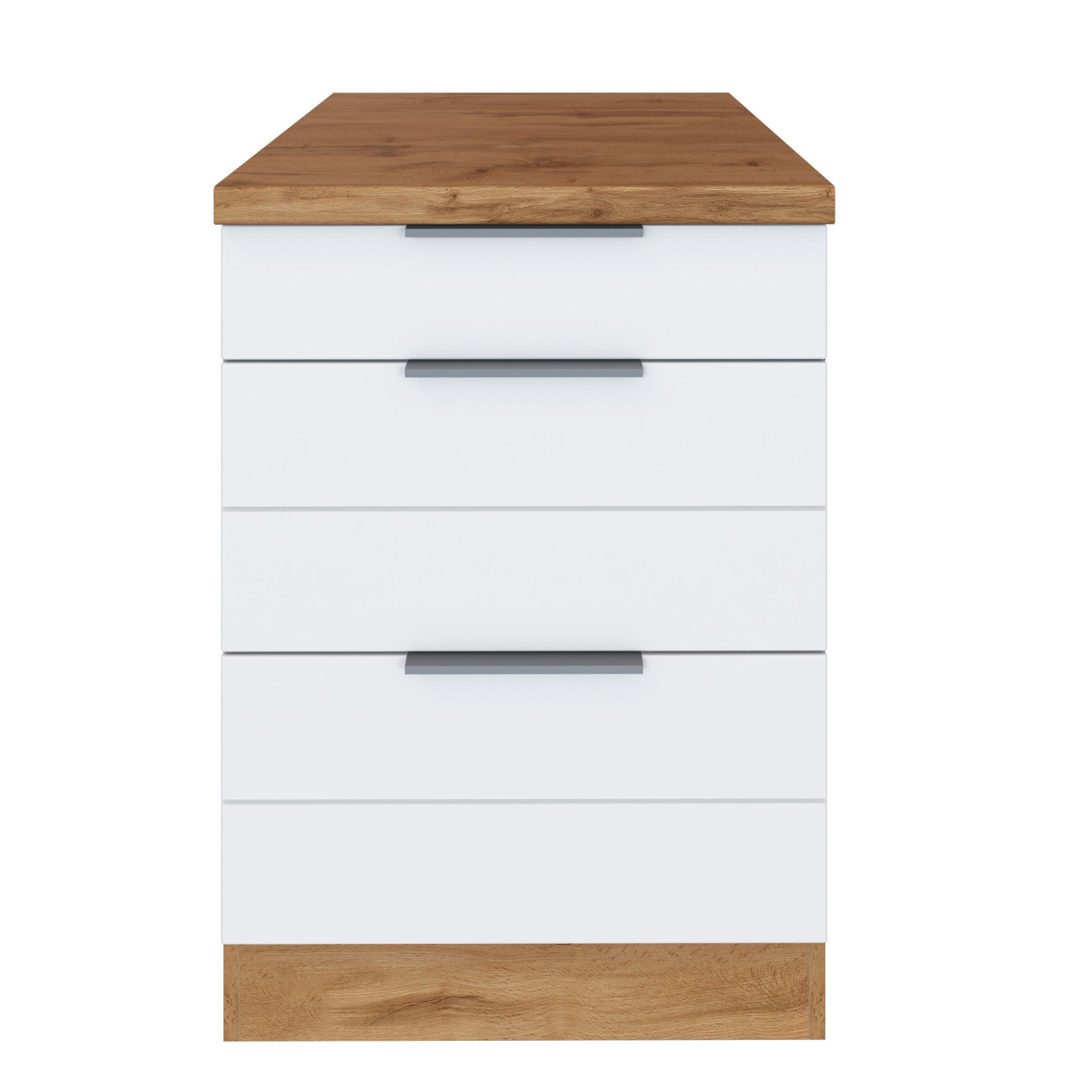 Anrichte FLORENZ - Wotaneiche-weiß matt - 60 cm