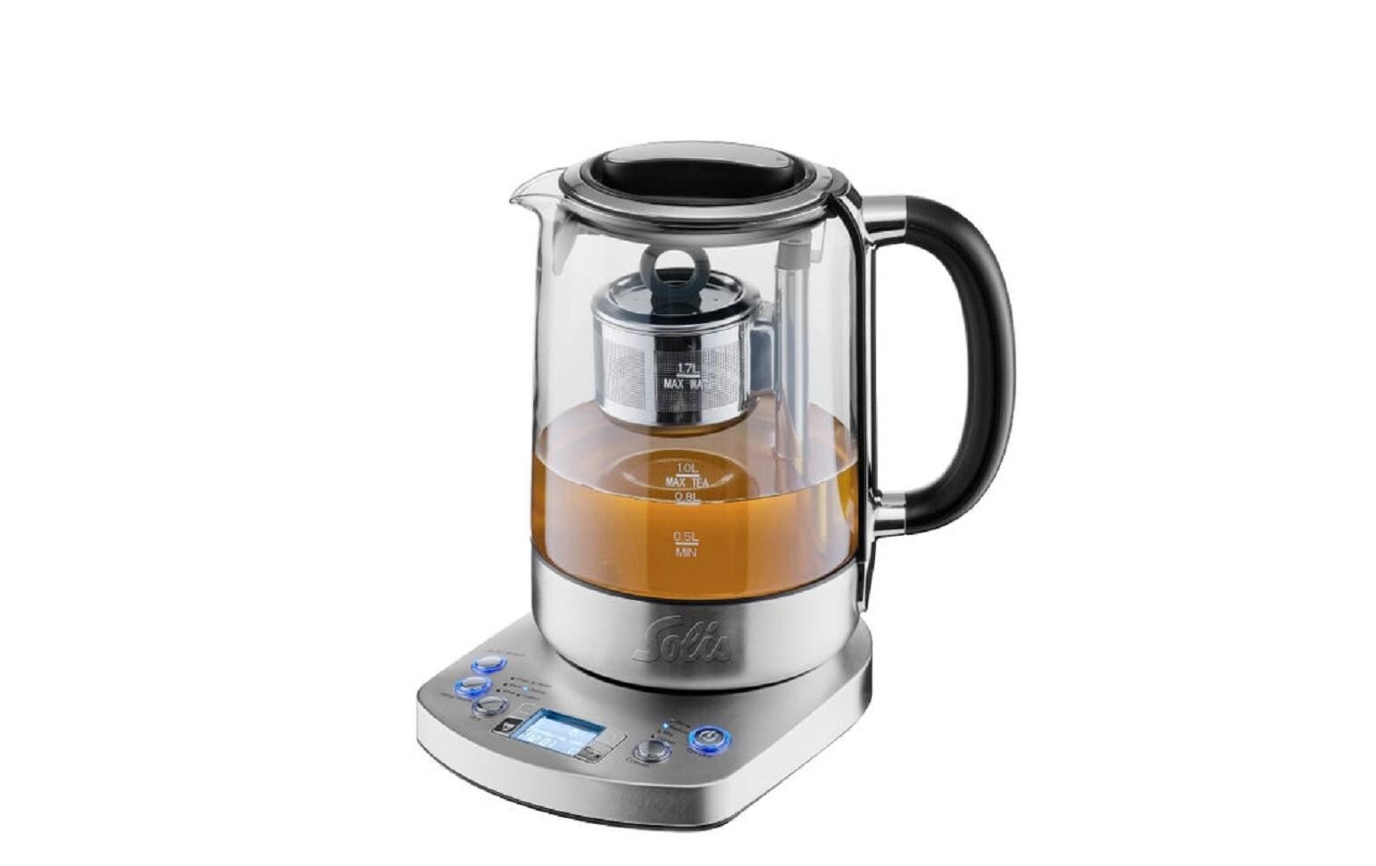 Tee- und Wasserkocher Silber<br>Tee- und Wasserkocher mit Warmhaltefunktion