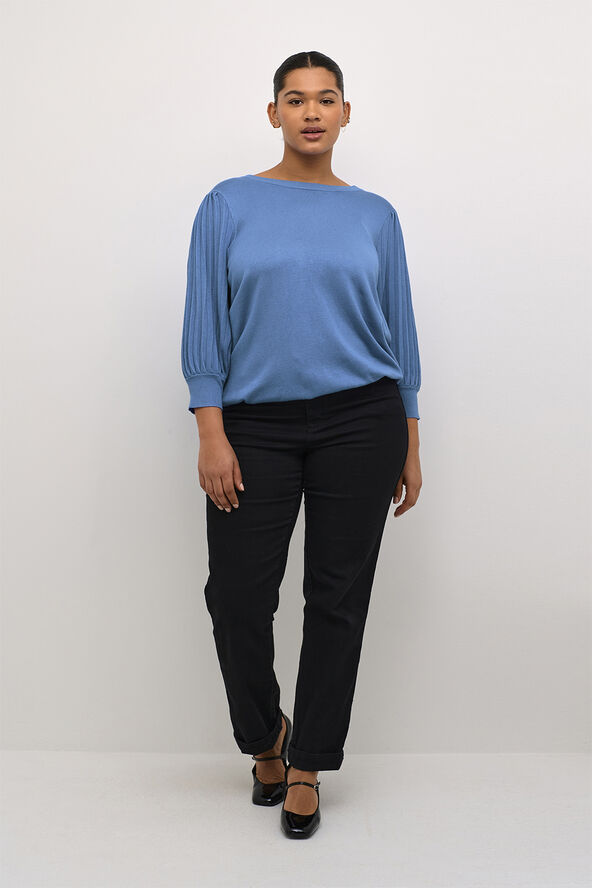Kaffe Curve KCloni 3/4 SL Knit Pullover Ultramarine