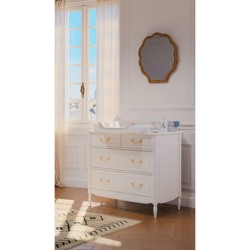 Commode 3 tiroirs LAFAYETTE Neige - THEO