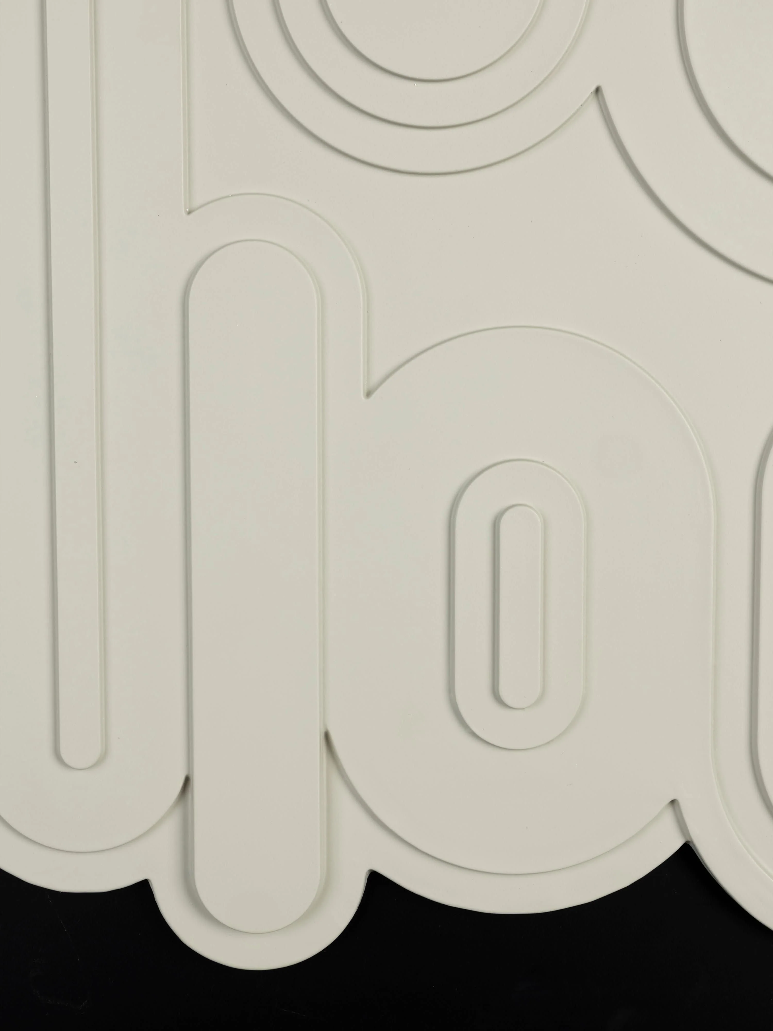 Ingelijst wandobject August met reliëf