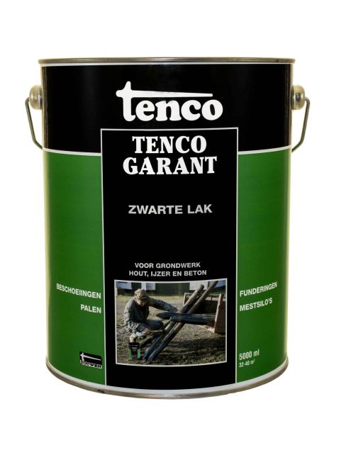 Tenco Tencogarant Lak - Zuur- en Alkalibestendige verf - 5 l Zwart Dekkend