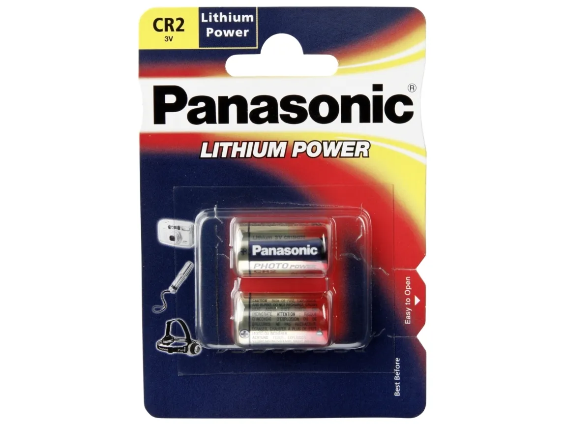 Panasonic CR2 - Kamera Batterie - Lithium - 750mAh - 3V - 2er Pack (2B210570)