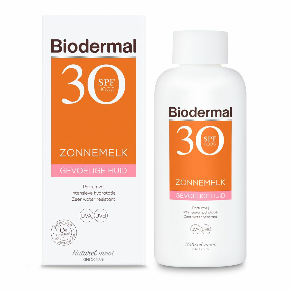 Biodermal Zonnemelk Gevoelige Huid SPF 30200 ml