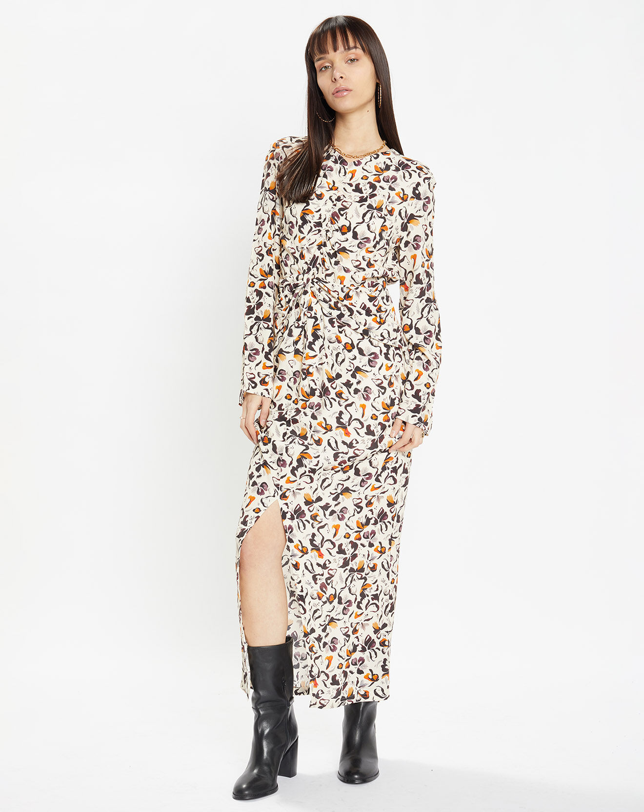 Zapa Robe Richie imprimée multicolore