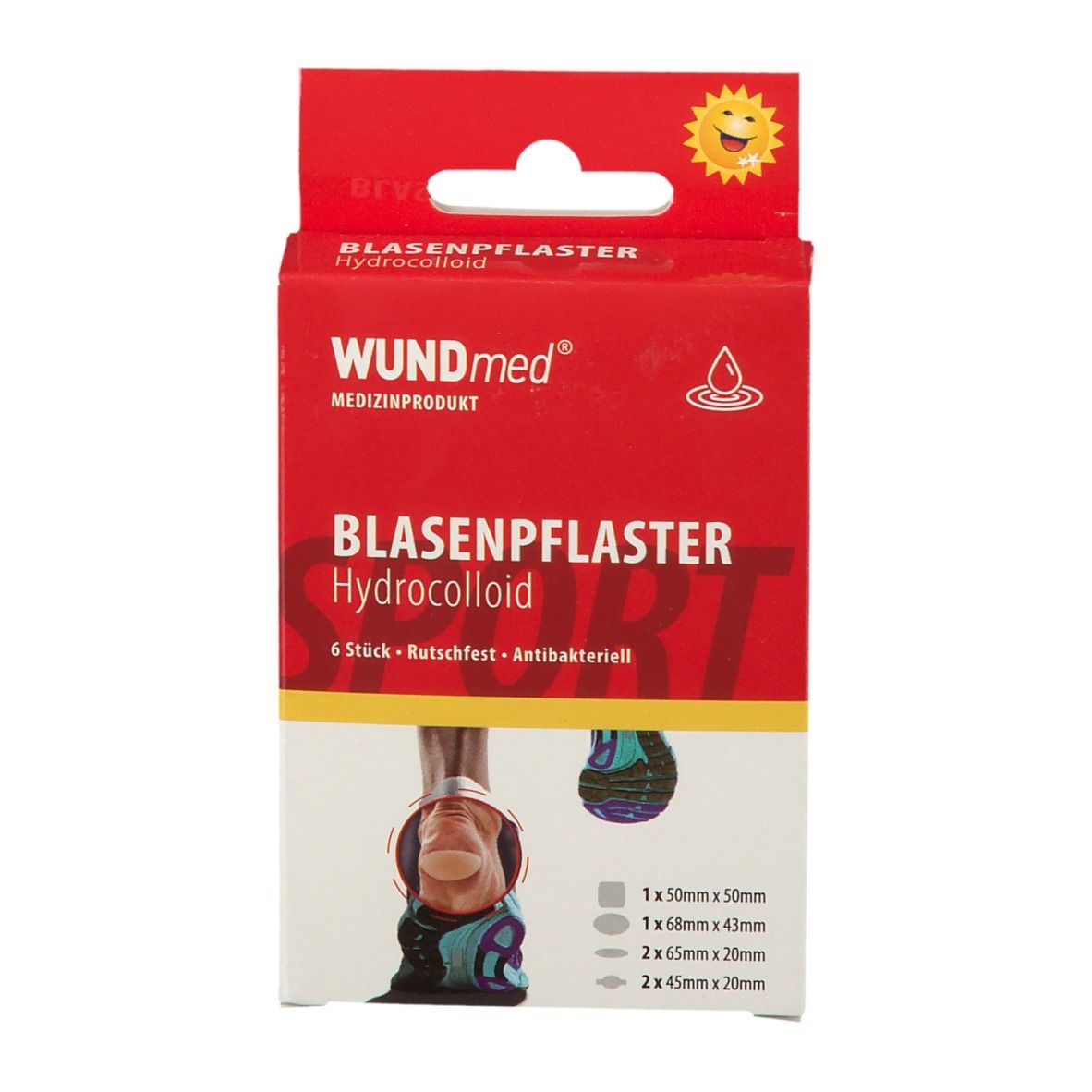 WUNDmed® Transparente Blasenpflaster Hydrocolloid