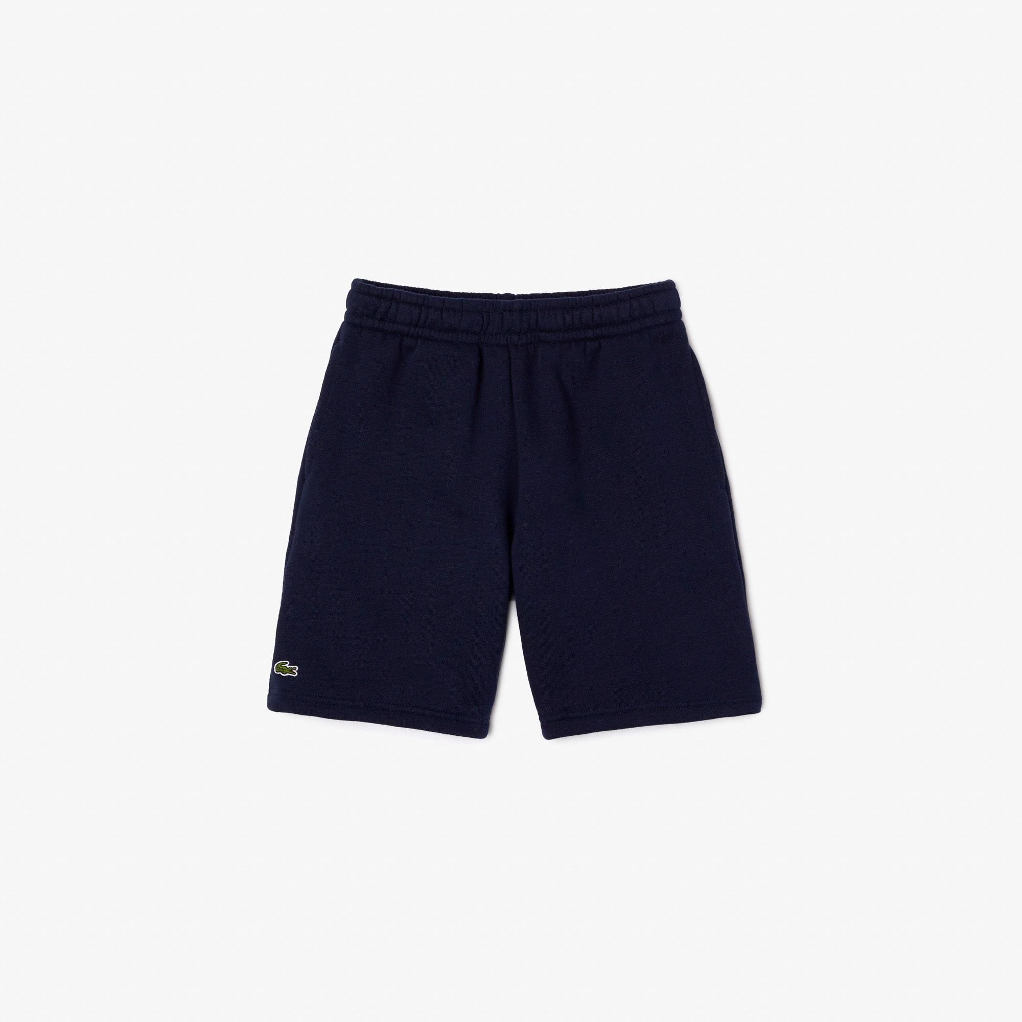 Short enfant Lacoste en molleton gratté de coton biologique Pantalons & Shorts - Bleu - Lacoste - Enfant