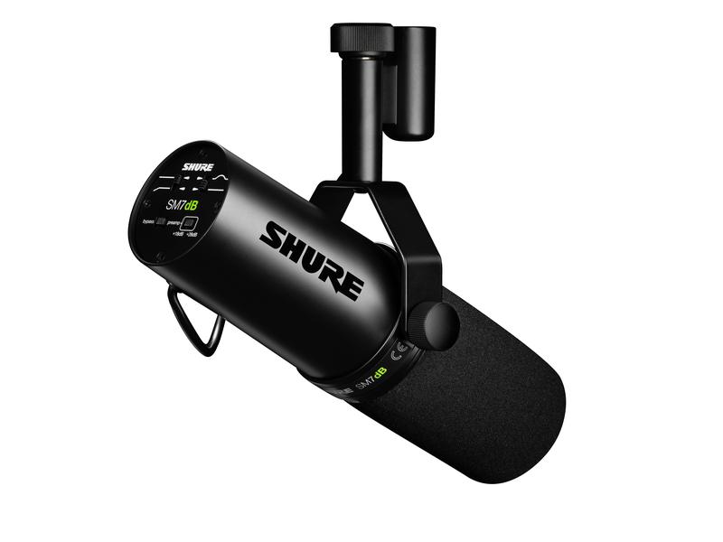 Shure Mikrofon SM7DB Dynamisches Mikrofon mit Preamp und legendärem Klang