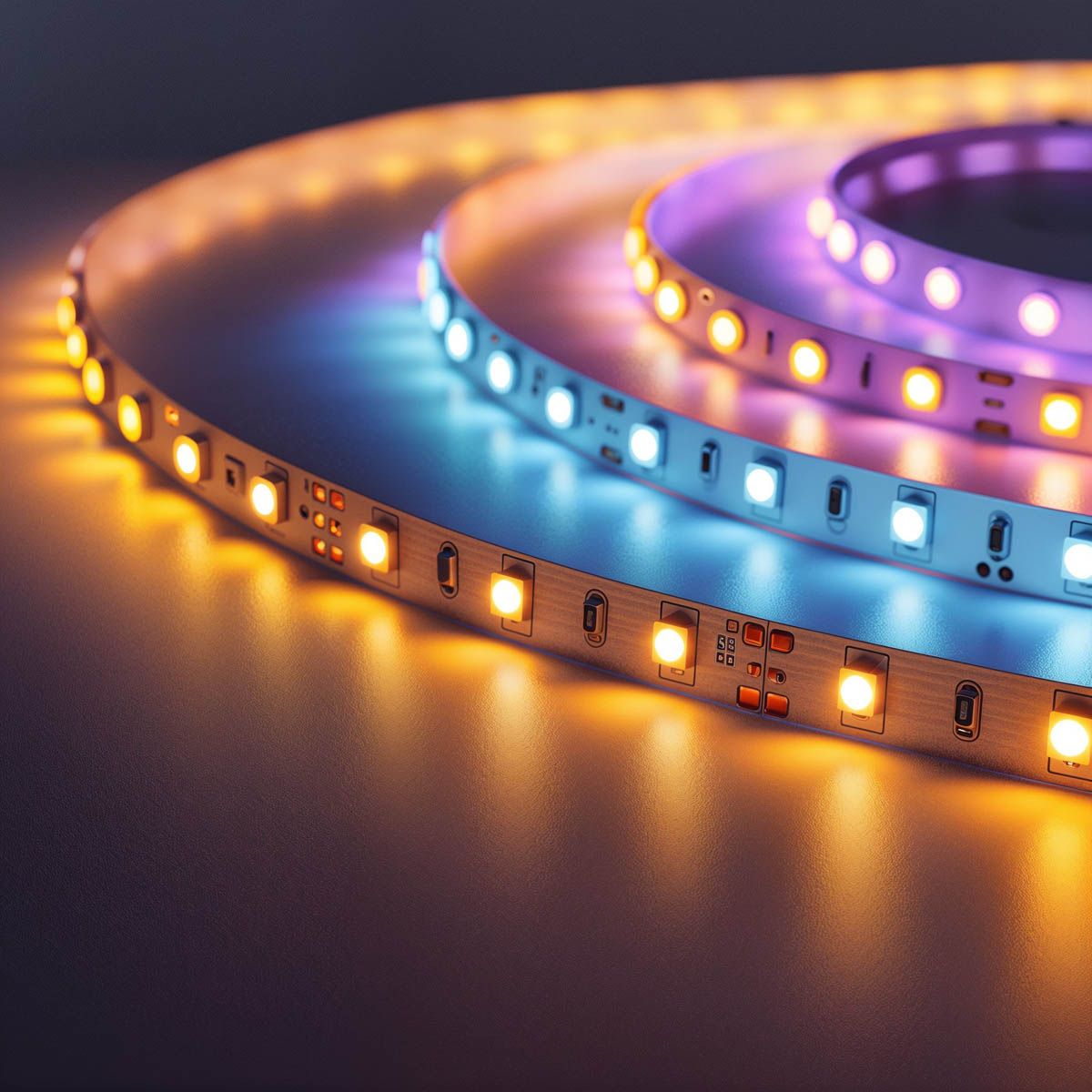 Smart LED strip RGBW 5 meter 18W 1600 lm 2700-6500K