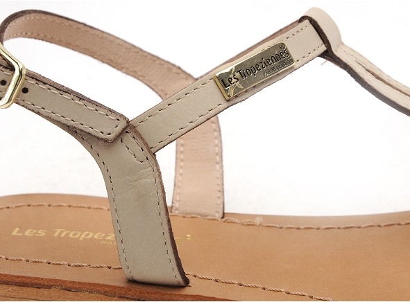 Les tropeziennes nu pieds plats femme hamess f beige