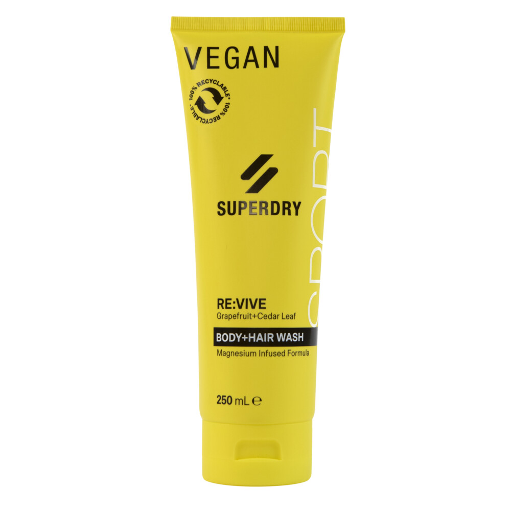 Superdry SPORT Body+Hair Wash Re Vive250 ml