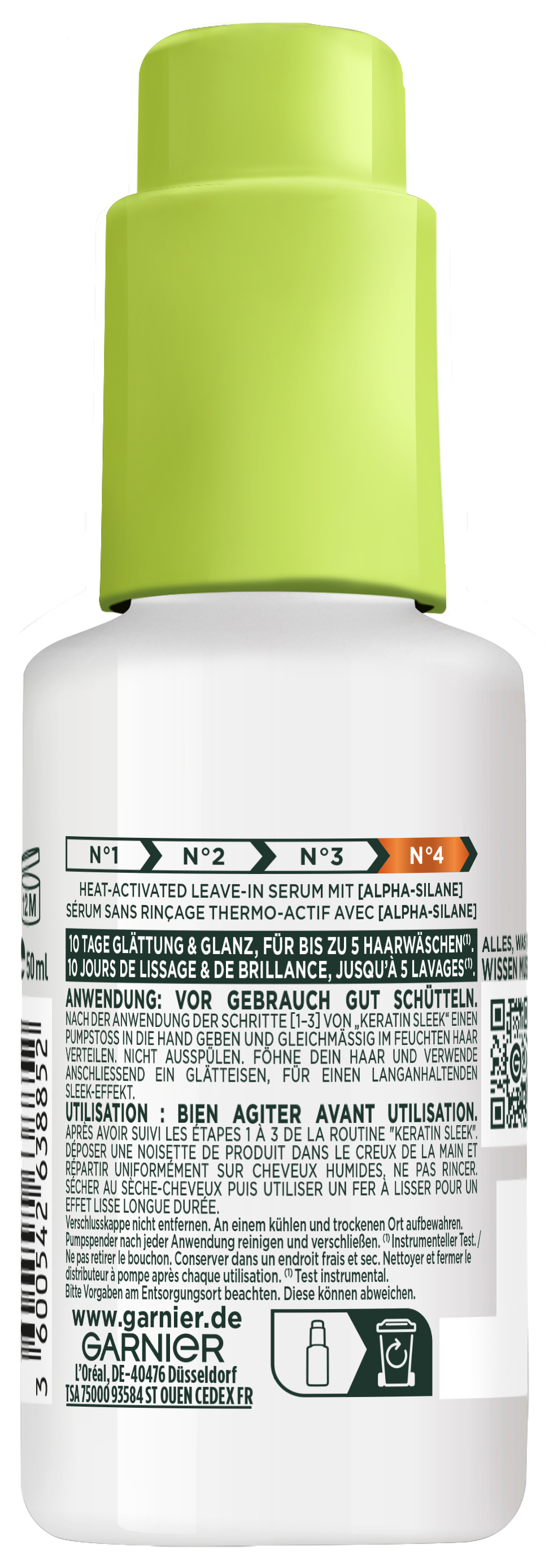 FRUCTIS Sleek & Stay Heat-Activated Serum<br>50 ml