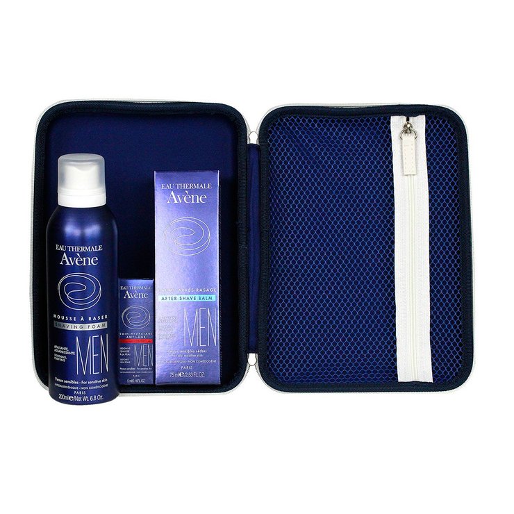 Homme trousse rasage