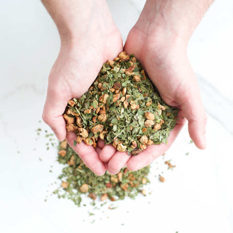 Infusion de Maté - Pomme et éclats de caramel au beurre salé bio