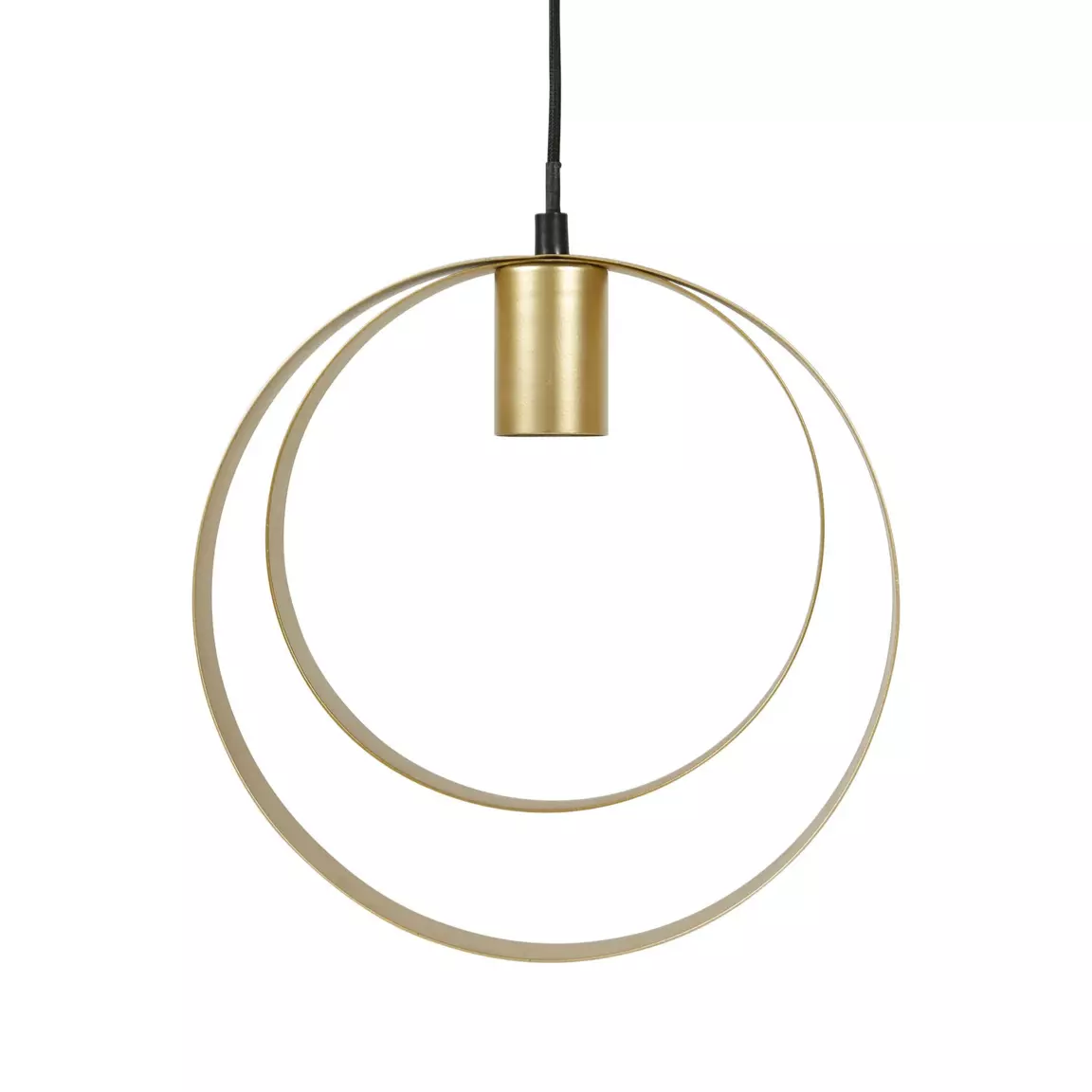 Suspension lumineuse métal (D25,5 cm) Saturne Or