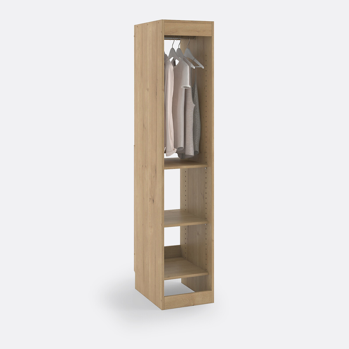 LA REDOUTE INTERIEURS<br>Módulo de vestir, guarda-roupa + 3 prateleiras, Construir