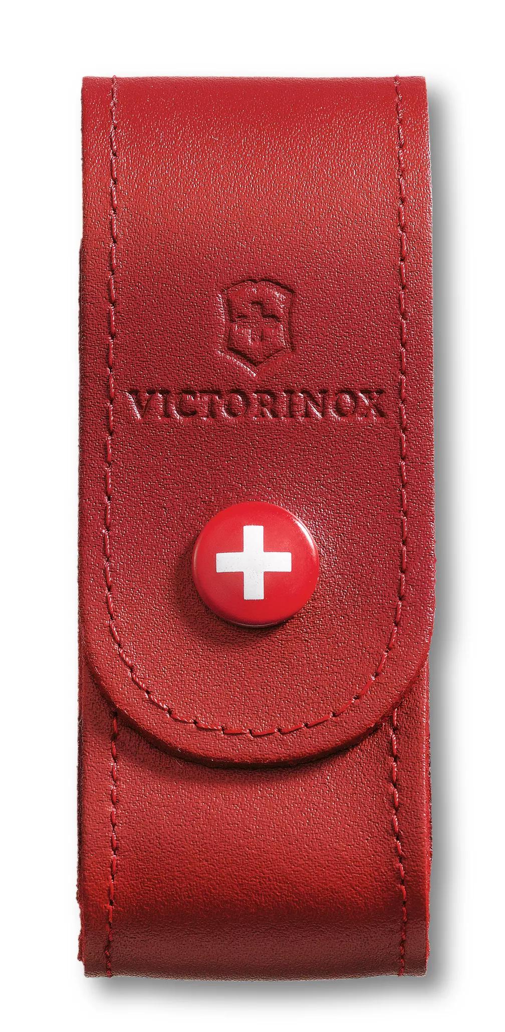 Leder-Gürteletui-rot